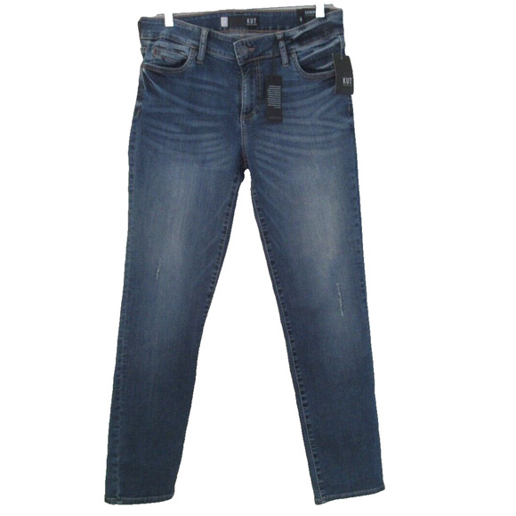 Kut From The Kloth Womens Catherine Boyfriend Jeans Medium Wash Mid Rise Size 6 - Picture 1 of 10